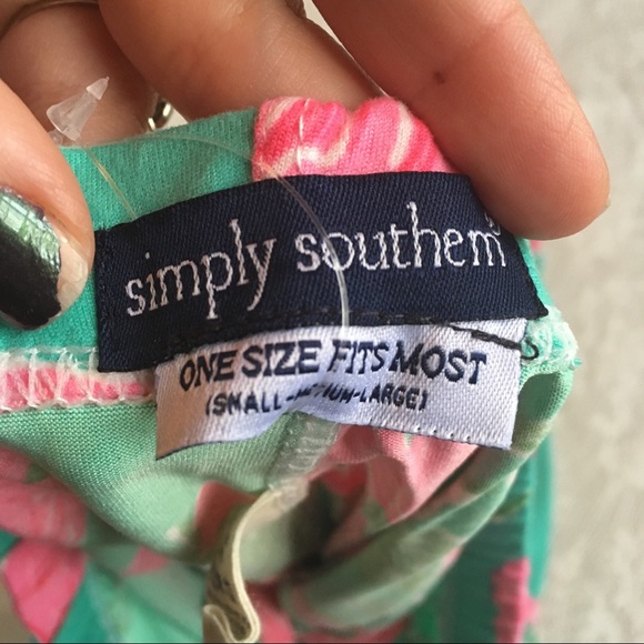 NWT Simply Southern super soft Rose leggings - Picture 3 of 5